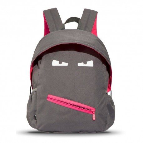 Rucsac ZIPIT Grillz, cu buzunare laterale - gri inchis