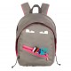 Rucsac ZIPIT Grillz, cu buzunare laterale - gri inchis