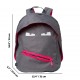 Rucsac ZIPIT Grillz, cu buzunare laterale - gri inchis