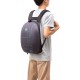 Rucsac ZIPIT Shell - negru cu buzunare verzi