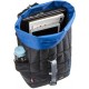 Rucsac ZIPIT Puffer Premium - negru cu banda albastra