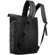 Rucsac ZIPIT Puffer Premium - negru cu banda albastra