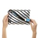 Penar cu fermoar, ZIPIT Metallic Jumbo - argintiu