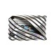 Penar cu fermoar, ZIPIT Metallic Jumbo - argintiu