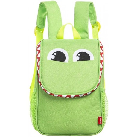 Rucsac gradinita ZIPIT Wildlings - verde - (pentru mancare)
