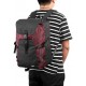 Rucsac ZIPIT Metro Premium - visiniu cu negru