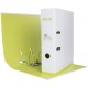 Biblioraft A4, plastifiat PP/PP, 80 mm, OXFORD MyColour - alb/alb/verde deschis