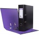 Biblioraft A4, plastifiat PP/PP, 80 mm, OXFORD MyColour - negru/violet