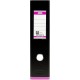 Biblioraft A4, plastifiat PP/PP, 80 mm, OXFORD MyColour - negru/roz