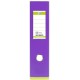 Biblioraft A4, plastifiat PP/PP, 80 mm, OXFORD MyColour - violet deschis/verde deschis