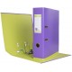 Biblioraft A4, plastifiat PP/PP, 80 mm, OXFORD MyColour - violet deschis/verde deschis