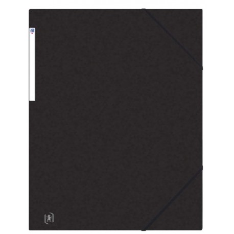 Mapa A3, carton MultiStrat 390g/mp, cu elastic pe colturi, OXFORD Top File - negru