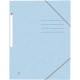 Mapa A4, carton MultiStrat 390g/mp, cu elastic, OXFORD Top File - bleu pastel