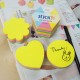 Notes autoadeziv Die-Cut - floare, 67 x 67 mm, 250 file, Stick"n - 5 culori fluorescente