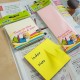 Notes autoadeziv perforat 76 x 76 mm, 80 file, (2 in 1 - notes/index), Stick"n - 4 culori fluoresc