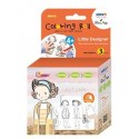 Cutie creativa cu role pentru colorat, 3 buc/set, Stick"n Little Designer - toamna