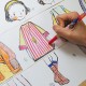 Cutie creativa cu role pentru colorat, 3 buc/set, Stick"n Little Designer - toamna