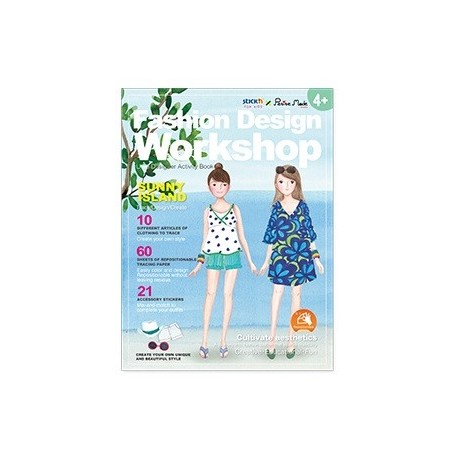 Carte creativa Stick"n Little Designer Activity book - Sunny Island