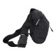 Borseta CATERPILLAR Code - Hex Parkour, material 420D hexagonal, buzunar cu fermoar - negru