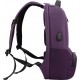Rucsac BESTLIFE Neoton - violet - laptop 16 inch, charge pentru USB si TypeC conectori