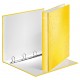 Caiet mecanic LEITZ WOW, carton laminat, A4, mecanism 4DR, inel 25 mm, galben