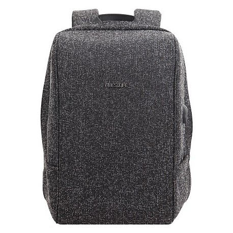 Rucsac BESTLIFE Travel Safe - negru/gri - laptop 16 inch, charge pentru USB si TypeC conectori