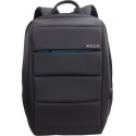 Rucsac BESTLIFE Travel Safe - negru/albastru - laptop 16 inch, charge pentru USB si TypeC conectori