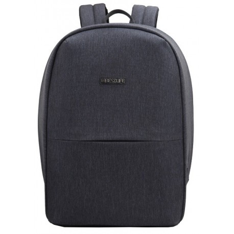Rucsac BESTLIFE Travel Safe - gri inchis/gri - laptop 16 inch, charge pentru USB si TypeC conectori
