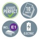 Capsator electric LEITZ WOW NeXXt Series, cu baterii, 10 coli, 1000 capse e1 incluse, alb