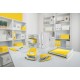Capsator metalic LEITZ WOW 5502 NeXXt Series, 30 coli, 200 capse P3 incluse, galben