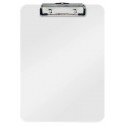Clipboard LEITZ WOW, simplu, PS, A4, 100 coli, alb