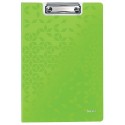 Clipboard LEITZ WOW, dublu, polyfoam, A4, 100 coli, verde