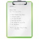 Clipboard LEITZ WOW, simplu, PS, A4, 100 coli, verde