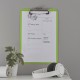 Clipboard LEITZ WOW, simplu, PS, A4, 100 coli, verde