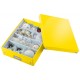 Cutie depozitare LEITZ WOW Click & Store Organizer, carton laminat, medie, galben