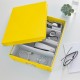 Cutie depozitare LEITZ WOW Click & Store Organizer, carton laminat, medie, galben