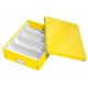 Cutie depozitare LEITZ WOW Click & Store Organizer, carton laminat, medie, galben