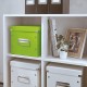 Cutie depozitare LEITZ WOW Click & Store, carton laminat, Cub, mare, verde