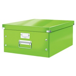 Cutie depozitare LEITZ WOW Click & Store, carton laminat, mare, verde