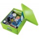Cutie depozitare LEITZ WOW Click & Store, carton laminat, mare, verde