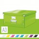 Cutie depozitare LEITZ WOW Click & Store, carton laminat, mare, verde