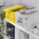 Cutie depozitare LEITZ WOW Click & Store, carton laminat, medie, galben