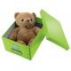 Cutie depozitare LEITZ WOW Click & Store, carton laminat, medie, verde