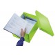 Cutie depozitare LEITZ WOW Click & Store, carton laminat, medie, verde