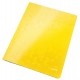 Dosar cu sina LEITZ WOW, carton laminat, A4, 250 coli, galben