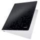 Dosar cu sina LEITZ WOW, carton laminat, A4, 250 coli, negru