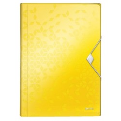 Mapa tip proiect LEITZ WOW, PP, A4, 250 coli, galben