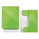 Mapa cu elastic Leitz WOW, carton laminat, A4, 250 coli, verde