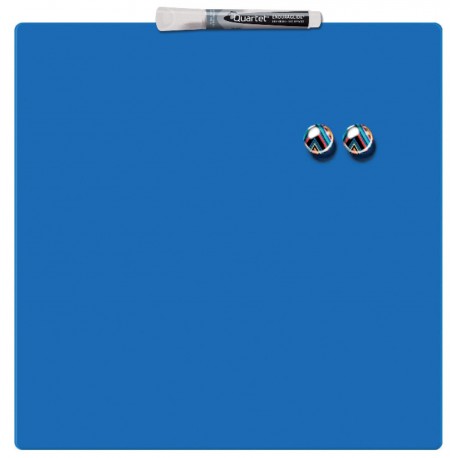 Tabla NOBO magnetica patrata, 360x360mm, albastru