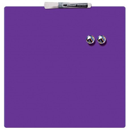 Tabla NOBO magnetica patrata, 360x360mm, mov